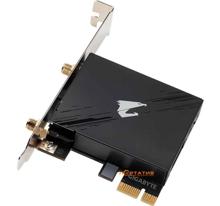 Сетевая карта Gigabyte GC-WBAX210 Wi-Fi 6E 2x2 802.11ax + Bluetooth 5.2 PCI-E x1 (GC-WBAX210)