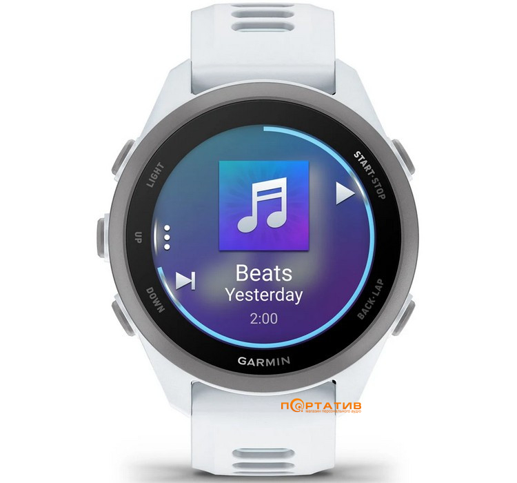 Смарт-часы Garmin Forerunner 170 MUSIC Whitestone/Cloud Blue (010-03920-11)