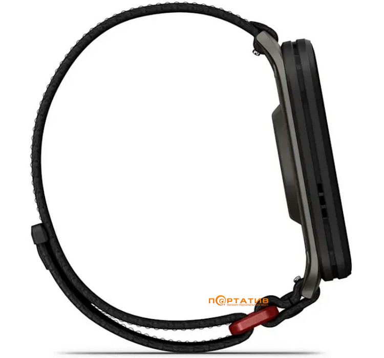 Смарт-часы Garmin Venu X1 Black with Slate Titanium Caseback and Black ComfortFit Nylon Band (010-02980-02)