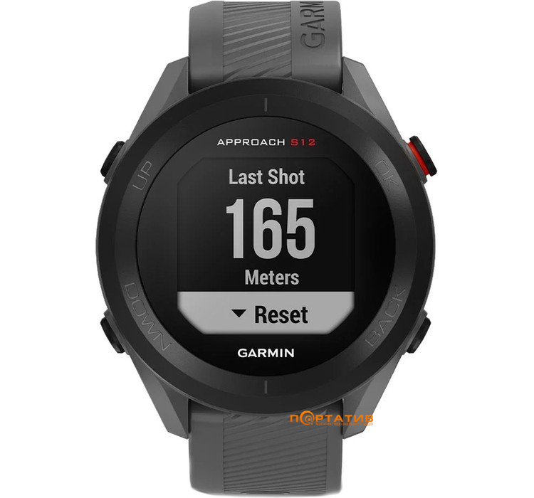 Смарт-годинник Garmin Approach S12, Golf GPS, Slate Gray (010-02472-13)