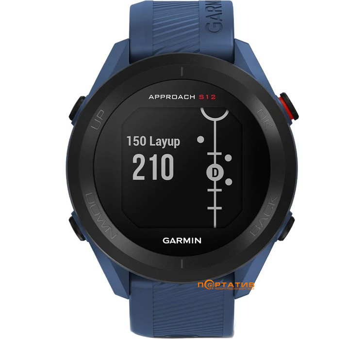 Смарт-годинник Garmin Approach S12, Golf GPS, Tidal Blue (010-02472-14)