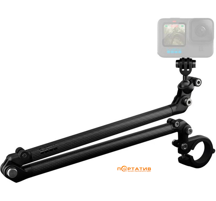 Кріплення універсальне із затискачем на кермо GoPro Boom + Bar Mount (AEXTM-011)