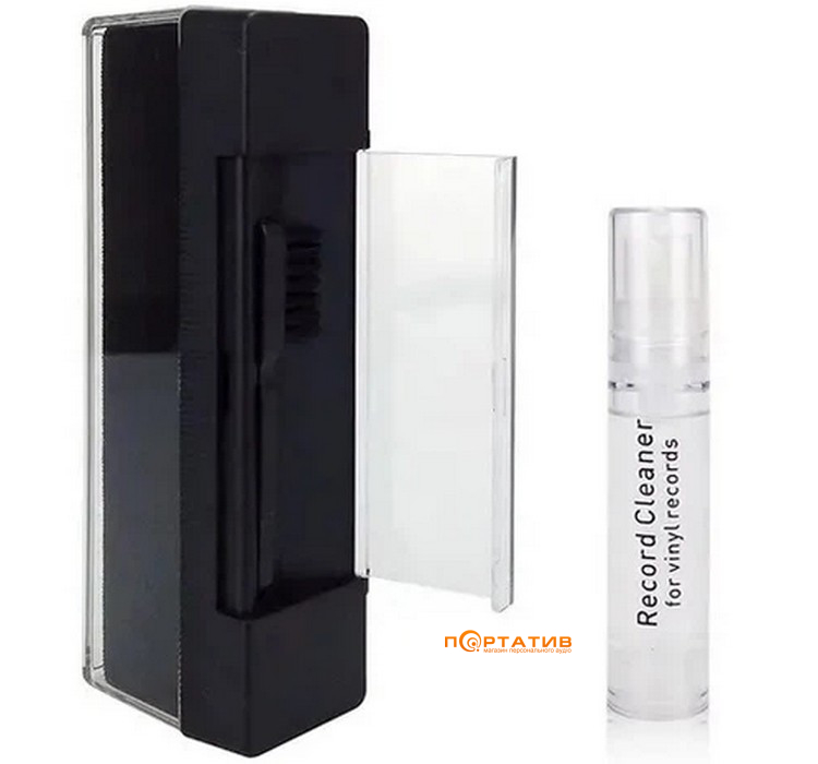 Набір 3в1 для догляду за платівками та стилусом звукознімача Goka GK-R04A