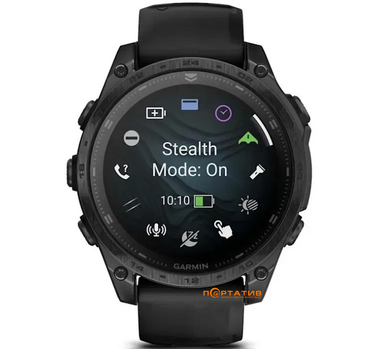 Смарт-годинник Garmin Tactix 8 Standard, AMOLED 47mm (010-03405-01)