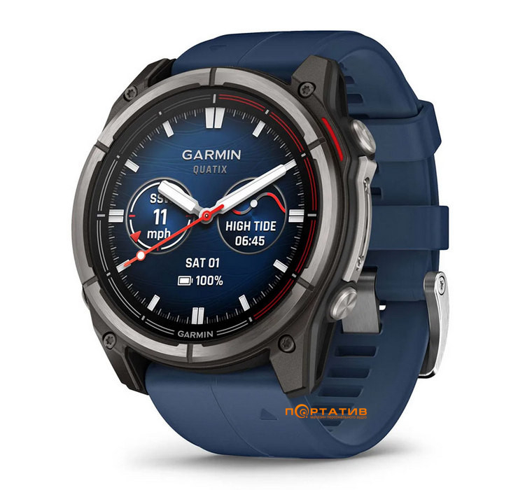 Смарт-часы Garmin Quatix 8, 51mm, AMOLED, Saph, EMEA (010-02905-91)