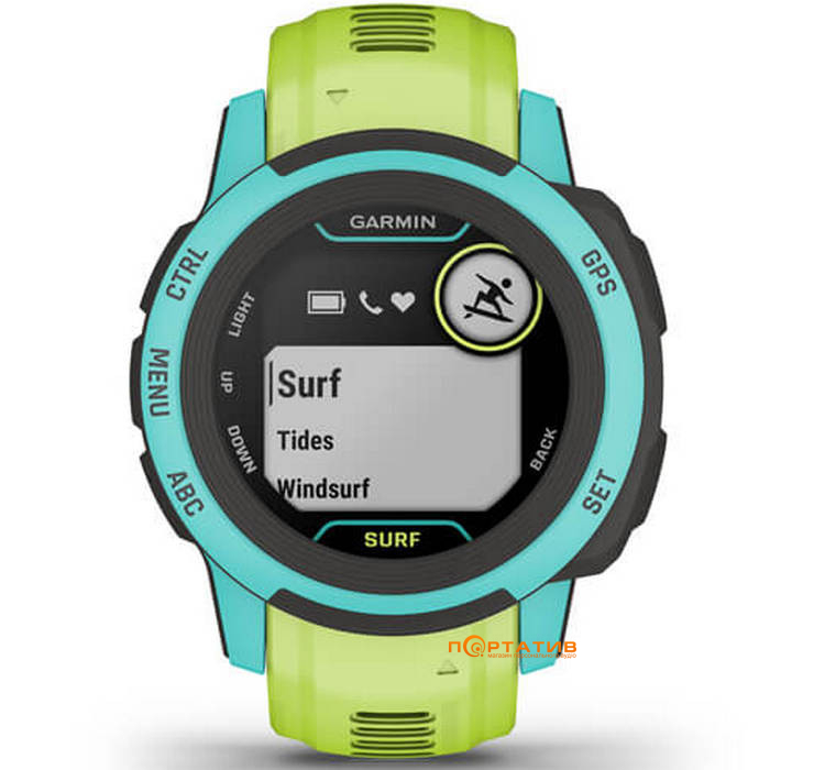 Смарт-годинник Garmin Instinct 2S Surf Edition – Waikiki (010-02563-02)