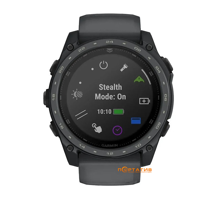 Смарт-часы Garmin Tactix 8 – 51 mm, AMOLED, Cerakote Coating, Slate Grey (010-04553-01)