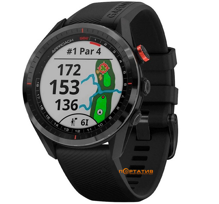 Смарт-годинник Garmin Approach S62 Premium Black (010-02200-00)