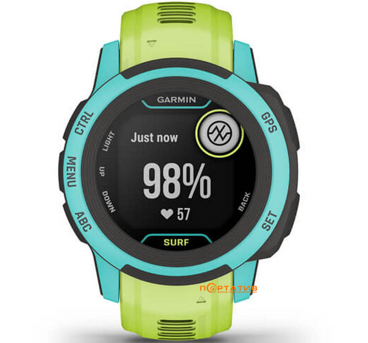 Смарт-годинник Garmin Instinct 2S Surf Edition – Waikiki (010-02563-02)
