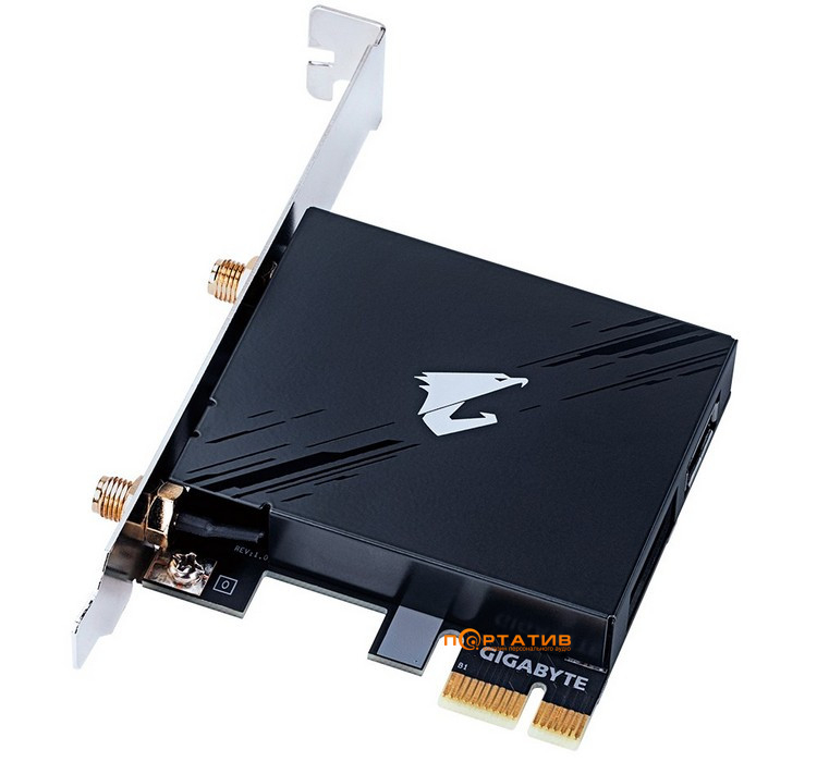 Мережева карта Gigabyte GC-WIFI7 2x2 802.11be + Bluetooth 5.3 PCI-E x1