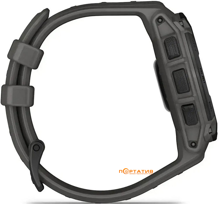 Смарт-часы Garmin Instinct E, 45 mm, Black Bezel with Charcoal Band (010-02933-00)