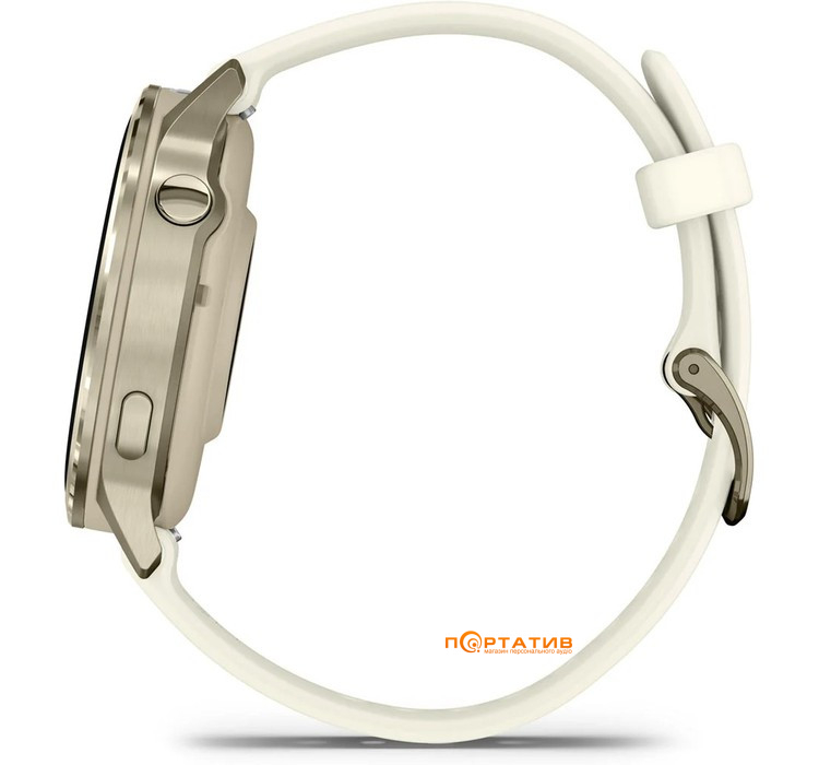Смарт-часы Garmin Venu 4 - 41 mm, Lunar Gold bezel with bone silicone band (010-03013-00)