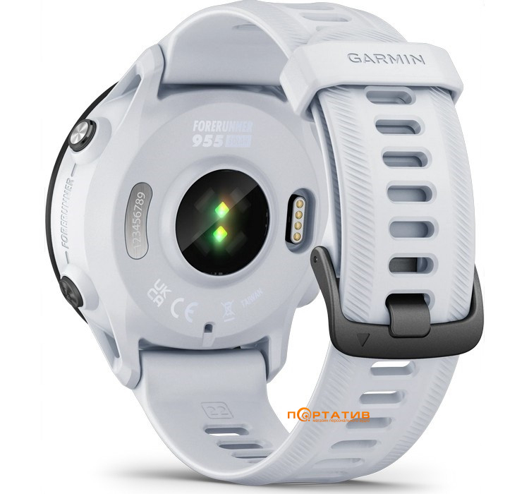 Смарт-годинник Garmin Forerunner 955 Solar White (010-02638-21)