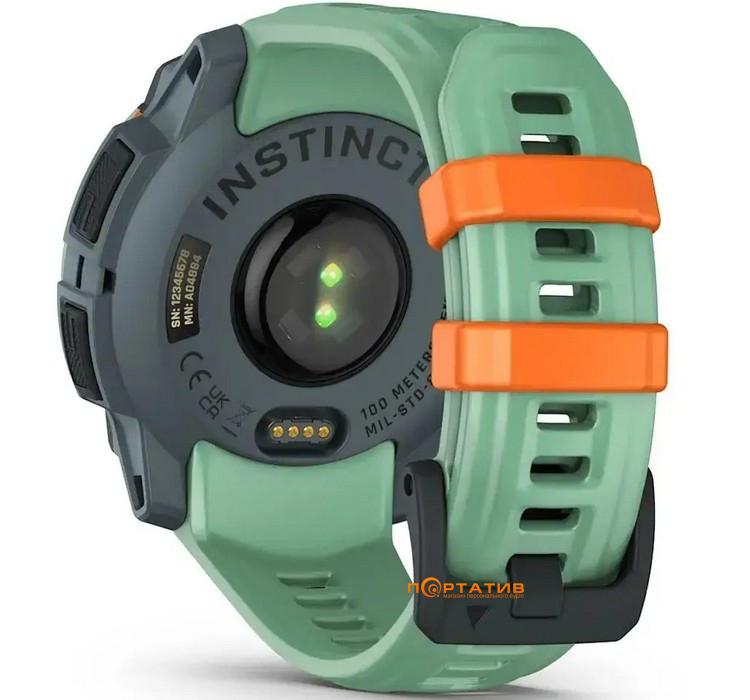 Смарт-годинник Garmin Instinct 3, 45mm, AMOLED, Neo Tropic Bezel w/Neo Tropic Bnd (010-02936-01)