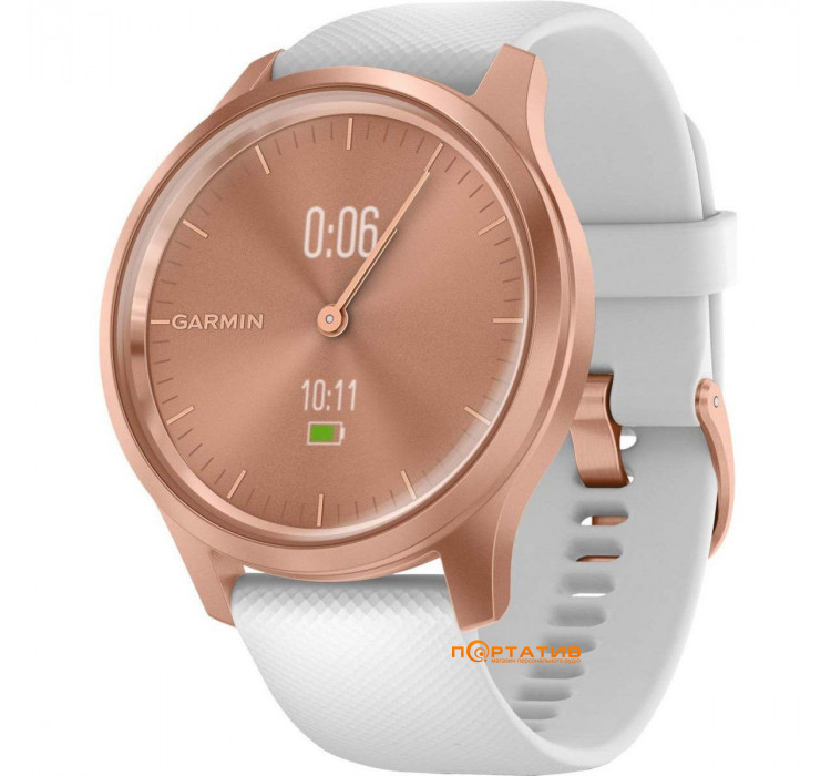 Garmin Vivomove Style Rose Gold-White Silicone (010-02240-20)
