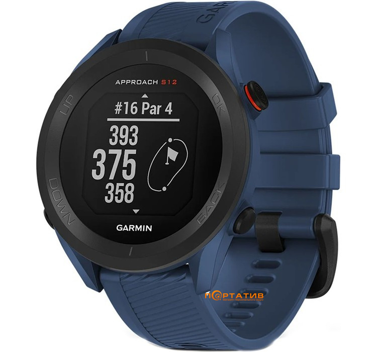 Смарт-годинник Garmin Approach S12, Golf GPS, Tidal Blue (010-02472-14)