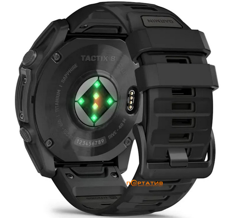 Смарт-годинник Garmin Tactix 8 Standard, AMOLED 51mm (010-03406-01)