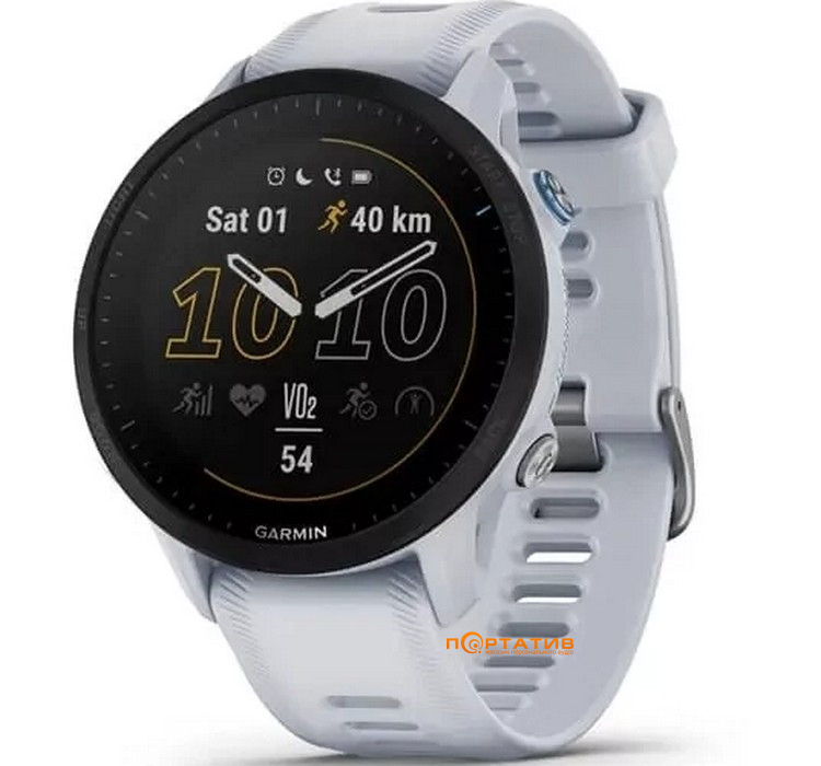 Смарт-годинник Garmin Forerunner 955 White (010-02638-31)