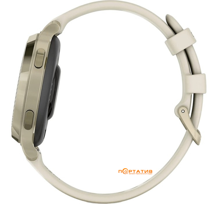 Смарт-годинник Garmin Lily 2 Active Lunar Gold with Bone Silicone Band (010-02891-00)