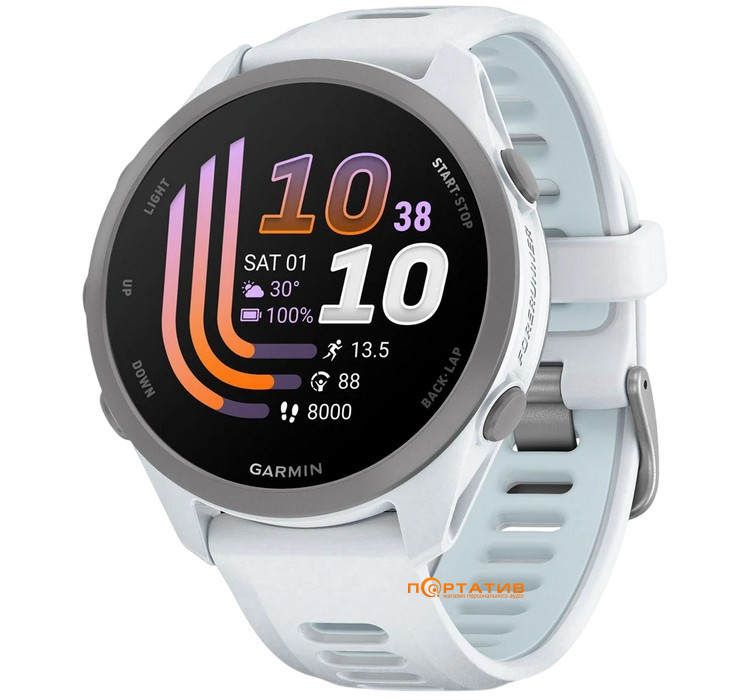 Смарт-часы Garmin Forerunner 170 Whitestone/Cloud Blue (010-03920-01)