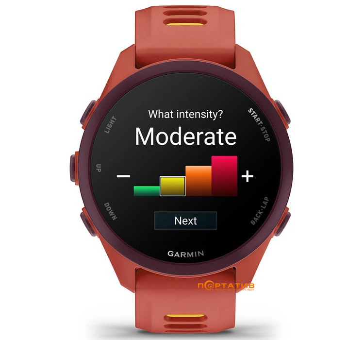 Смарт-часы Garmin Forerunner 170 MUSIC Red Pink/Mango (010-03920-13)