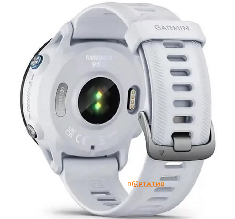 Смарт-годинник Garmin Forerunner 955 White (010-02638-31)