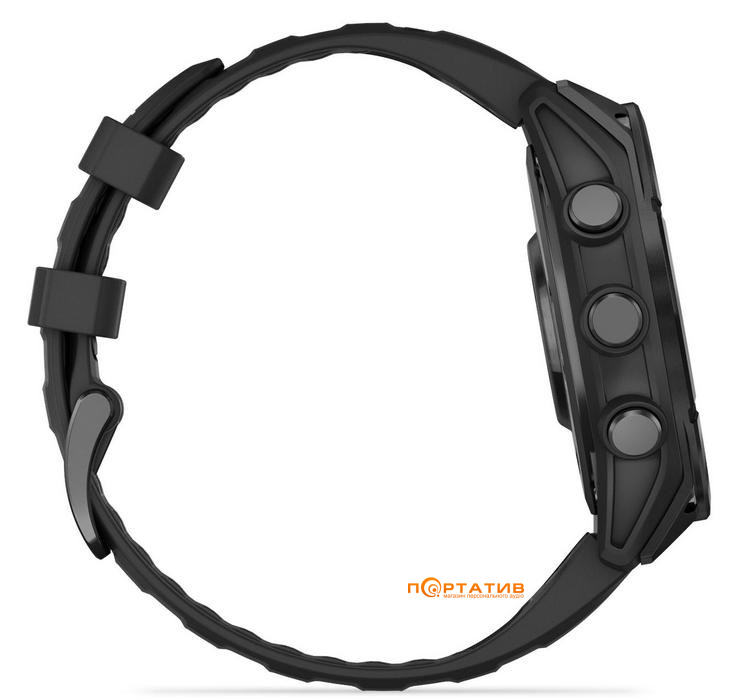 Смарт-часы Garmin Fenix 8 47 mm AMOLED Slate grey with Black silicone band (010-02904-00)