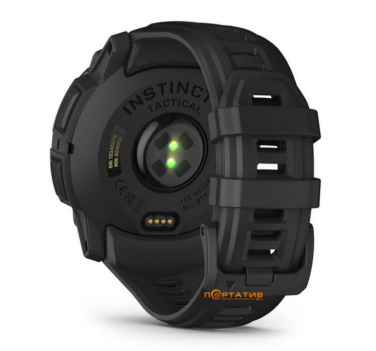 Смарт-часы Garmin Instinct 3, 50 mm, AMOLED, Tactical Edition (010-03020-50)