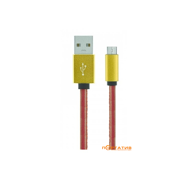 Кабель Gelius MicroUSB Cable Leather Edition Brown