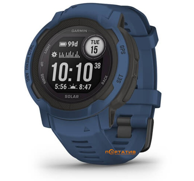 Смарт-часы Garmin Instinct 2 Solar Tidal Blue (010-02627-06)