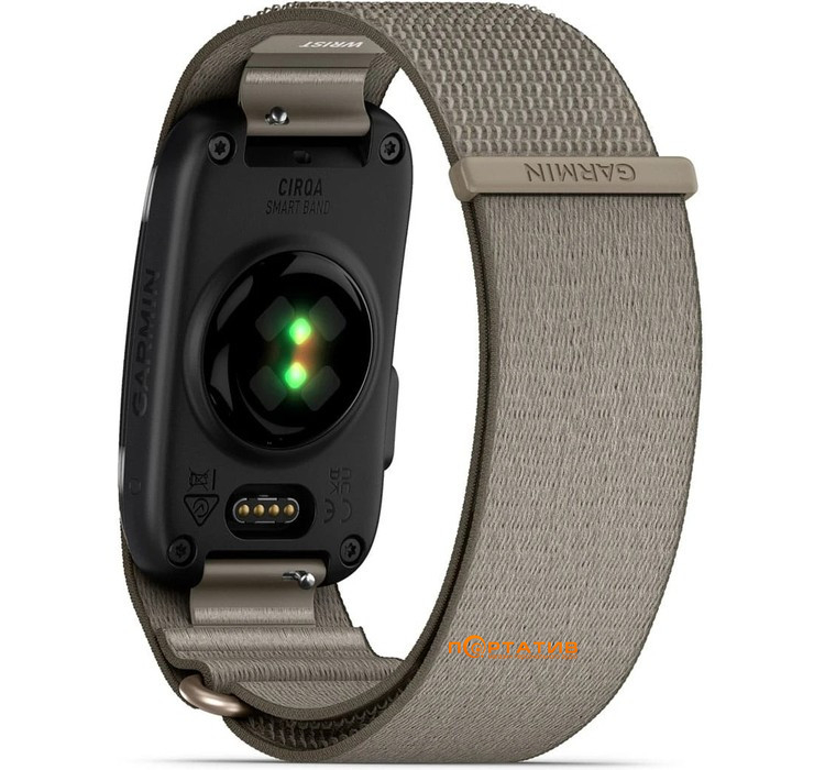 Фітнес-трекер Garmin CIRQA Smart Band, French Grey L-XL (010-04675-01)