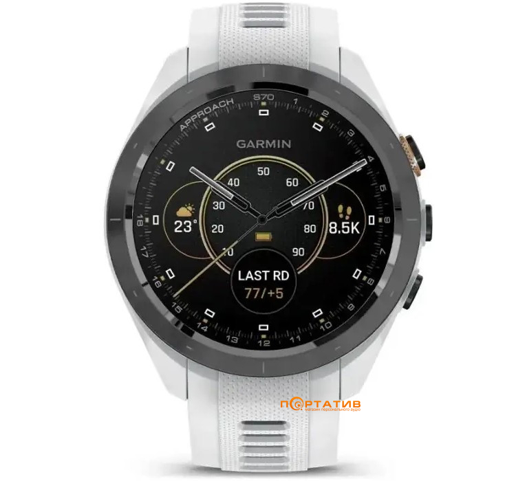 Смарт-часы Garmin Approach S70, 42mm, Golf GPS, White (010-02746-10)