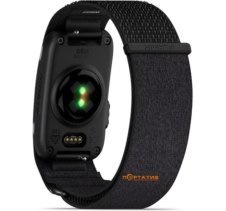 Фітнес-трекер Garmin CIRQA Smart Band, Black L-XL (010-04675-00)