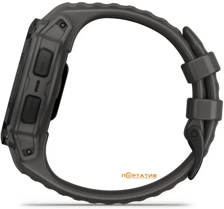 Смарт-годинник Garmin Instinct E, 40 mm, Black Bezel with Charcoal Band (010-02932-00)
