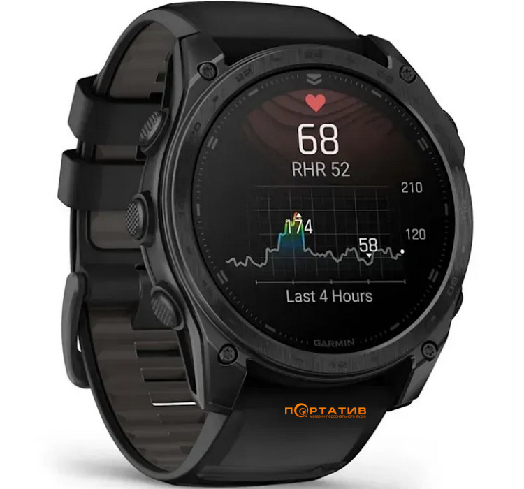 Смарт-годинник Garmin Tactix 8 Standard, AMOLED 51mm (010-03406-01)