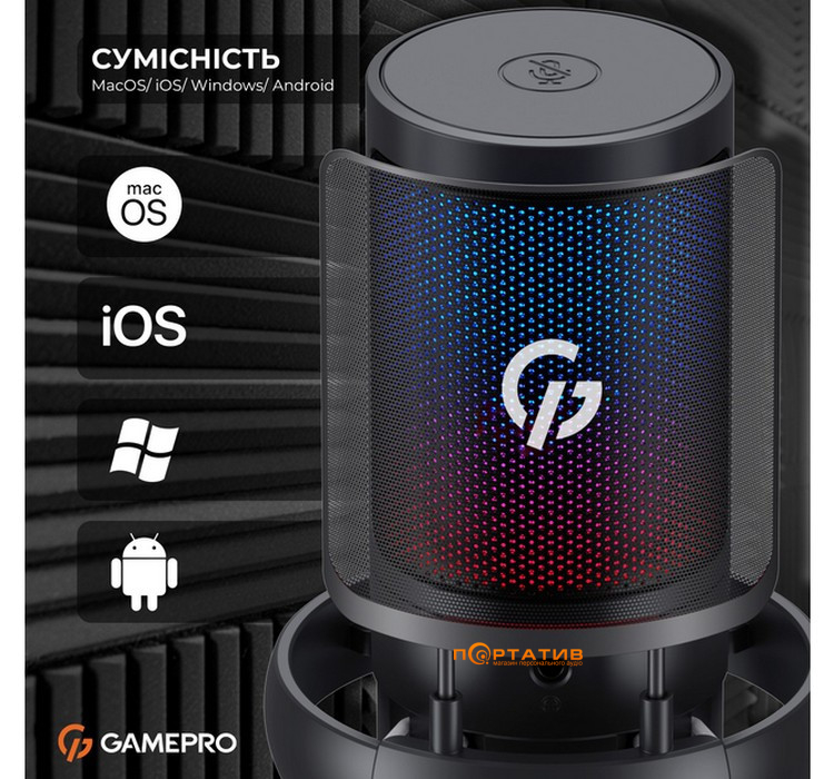 Микрофон Gamepro UGM145B Black
