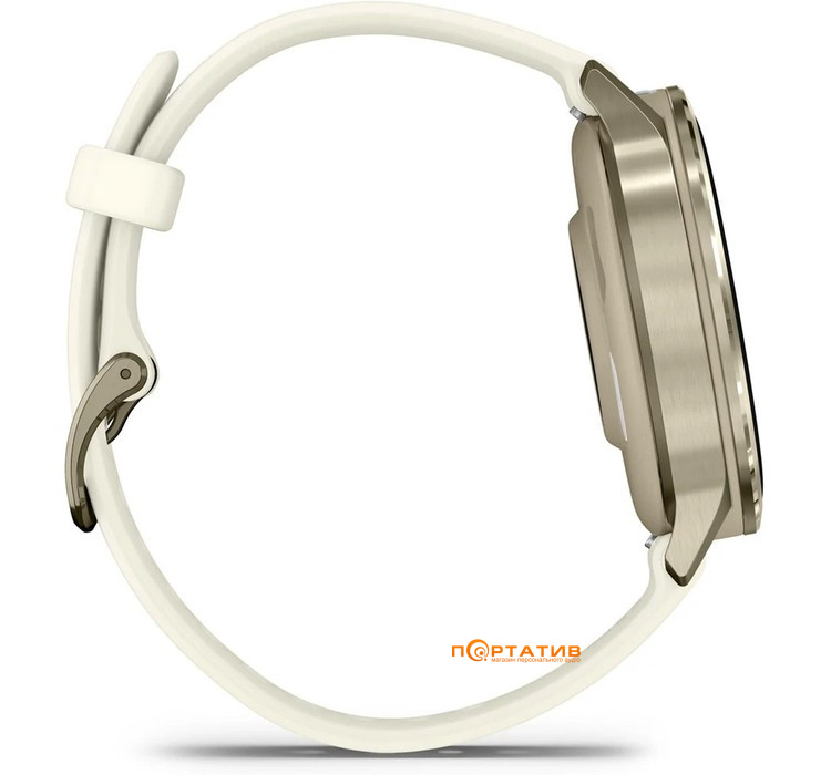 Смарт-часы Garmin Venu 4 - 41 mm, Lunar Gold bezel with bone silicone band (010-03013-00)