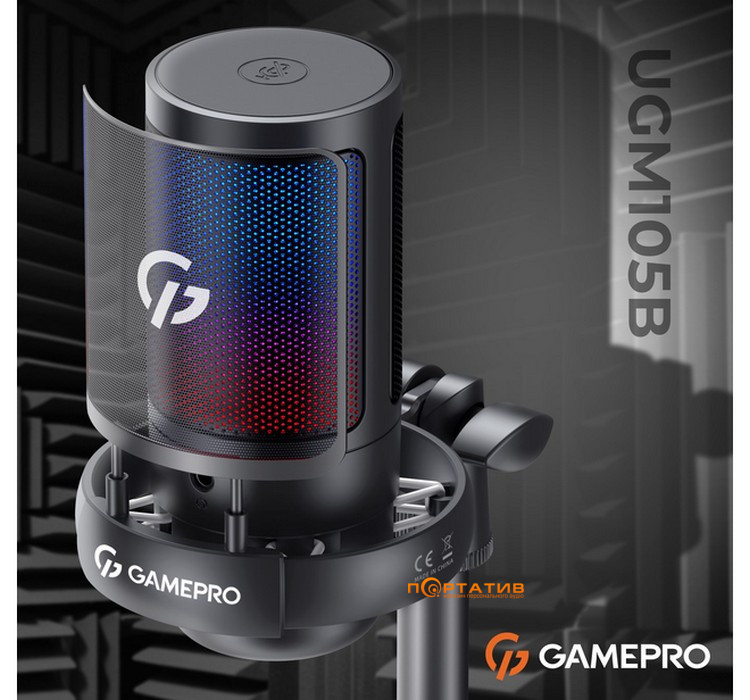 Микрофон Gamepro UGM105B Black