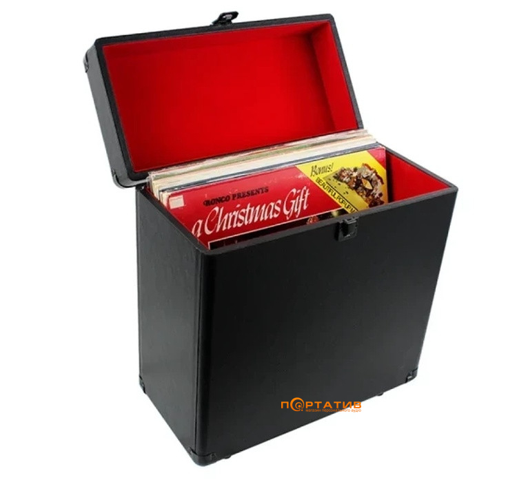 Кейс шкіряний для зберігання платівок Goka GK-R64