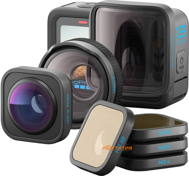 Экшн-камера GoPro HERO13 Black + Full HB Lens Mod Collection (CHDRB-132-RW)