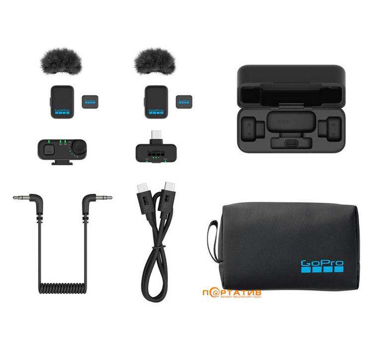 Набор беспроводного микрофона GoPro Wireless Mic Complete Kit (AWMIC-010-EU)