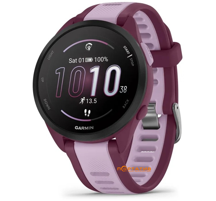 Смарт-часы Garmin Forerunner 165 Music GPS Berry/Lilac (010-02863-33)