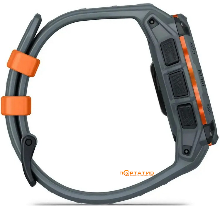 Смарт-часы Garmin Instinct 3, 45mm, Solar, Spark Orange Bezel w/Twilight Band (010-02934-01)