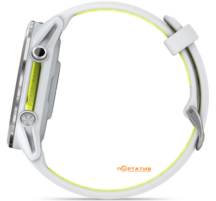 Смарт-часы Garmin Forerunner 970, Whitestone/Amp Yellow (010-02969-11)