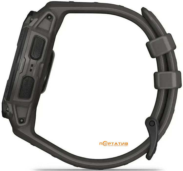 Смарт-часы Garmin Instinct E, 45 mm, Black Bezel with Charcoal Band (010-02933-00)