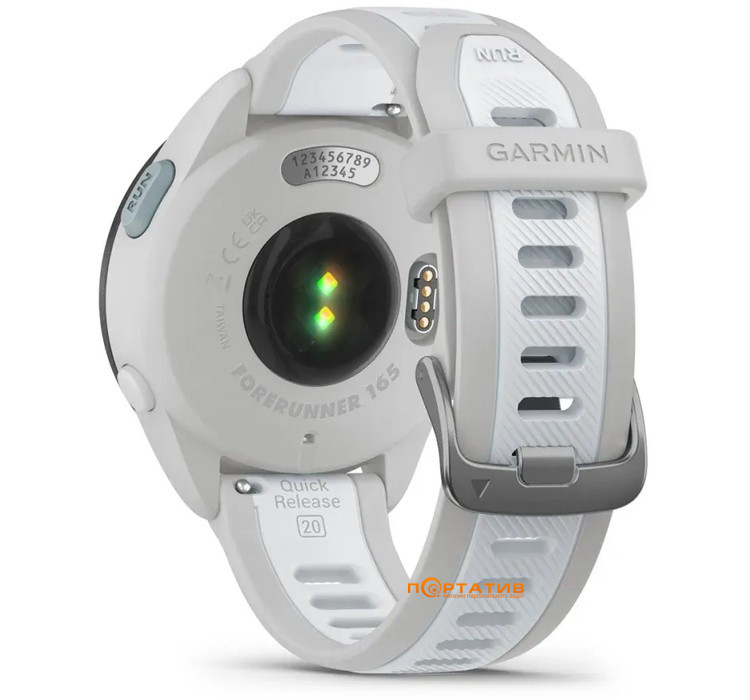 Смарт-часы Garmin Forerunner 165 Mist Grey/Whitestone (010-02863-21)