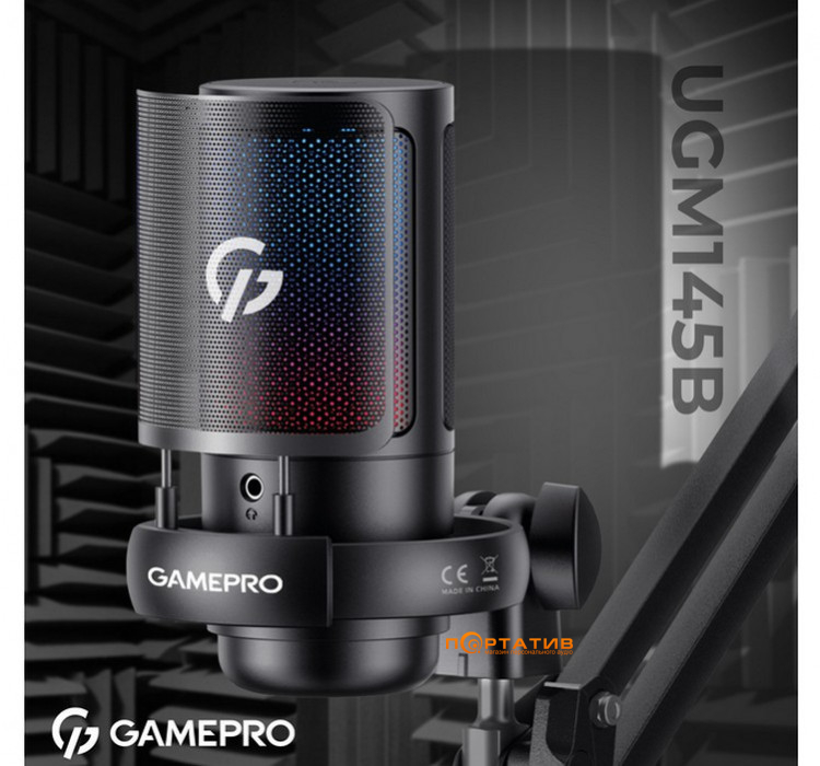 Микрофон Gamepro UGM145B Black