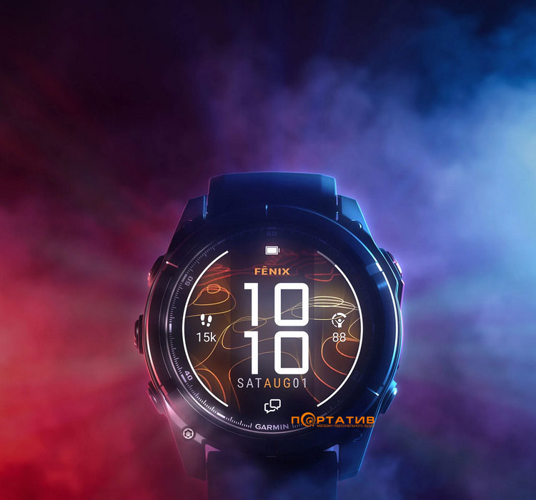 Смарт-годинник Garmin Fenix 8 – 51 mm, MicroLED (010-03380-05)