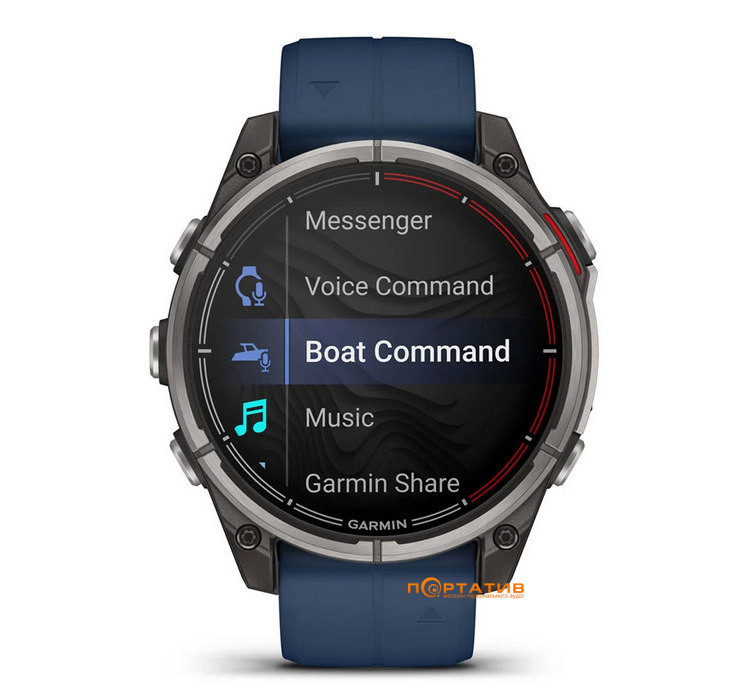 Смарт-часы Garmin Quatix 8, 47mm, AMOLED, Saph, EMEA (010-02904-51)