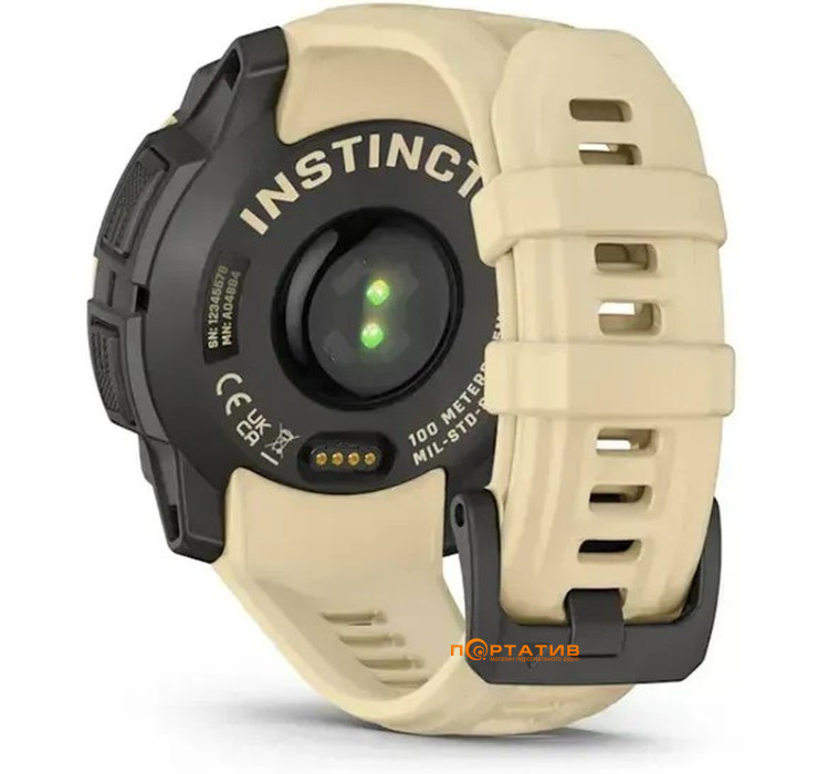 Смарт-часы Garmin Instinct 3 – 45 mm, AMOLED, Citrine with citrine silicone band (010-02936-02)